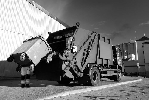 Waste clearance team working in Wanstead