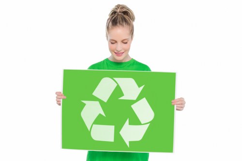 Sorting and decluttering items during flat clearance